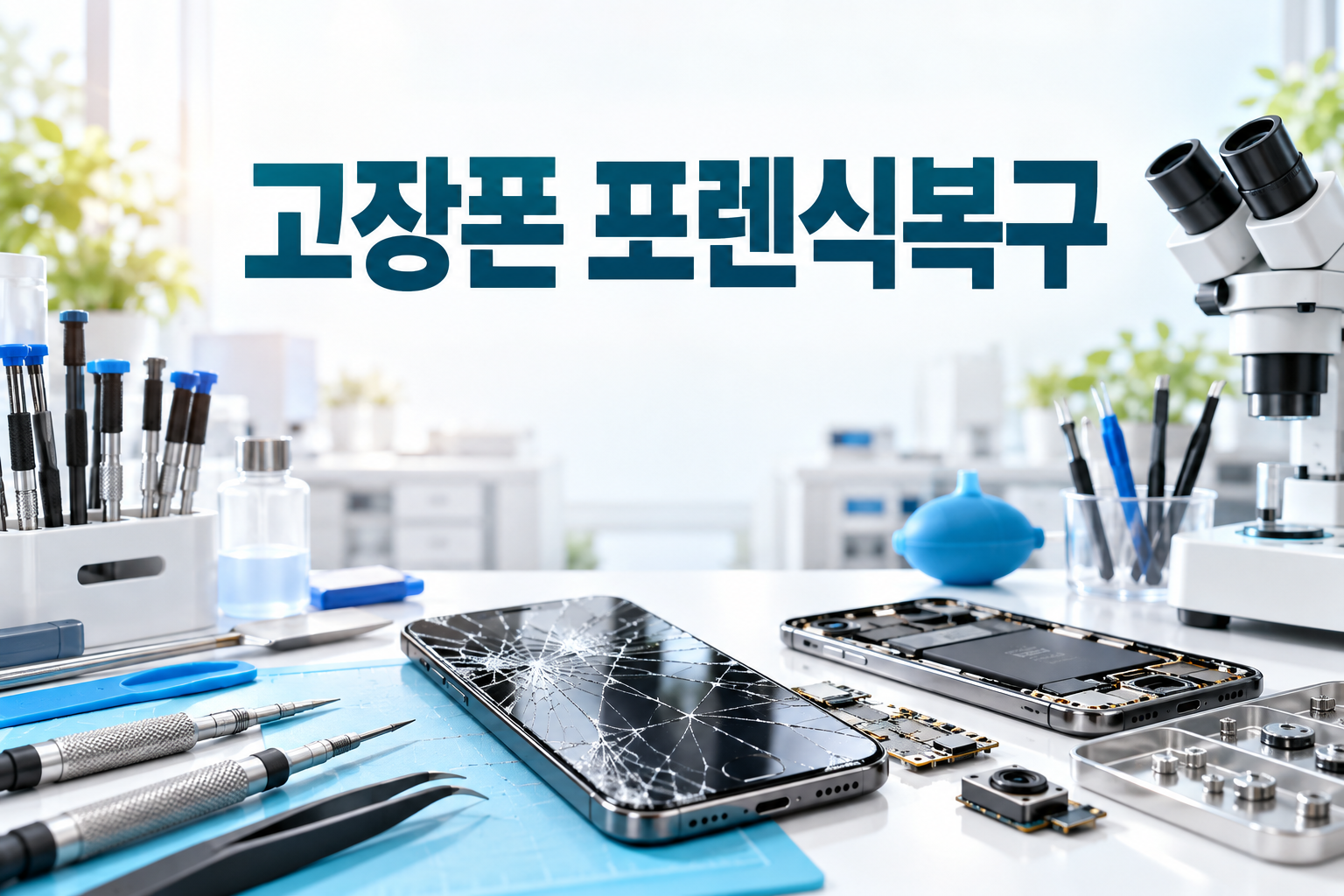 스마트데이터24 고장폰 포렌식복구 서비스 설명 이미지