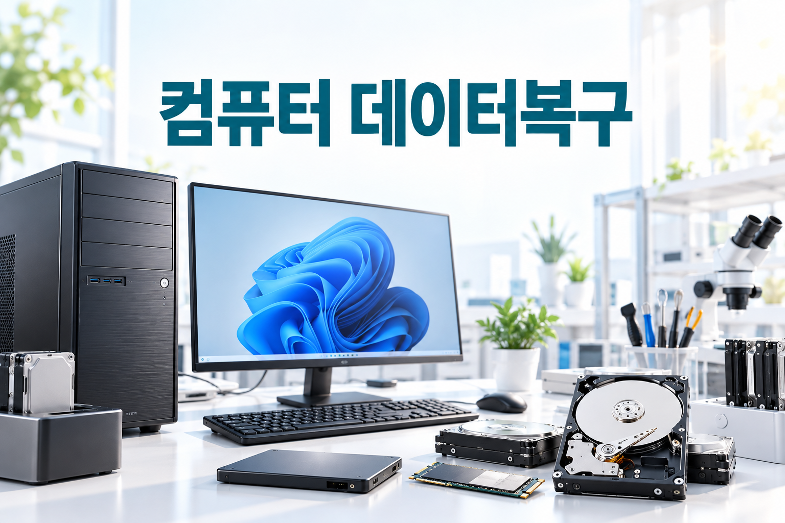 스마트데이터24 컴퓨터 데이터복구 서비스 설명 이미지