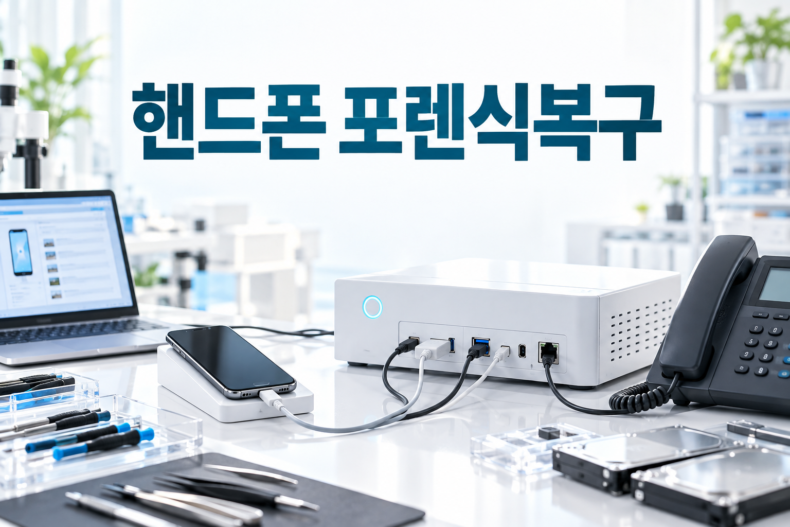 스마트데이터24 핸드폰 포렌식복구 서비스 설명 이미지
