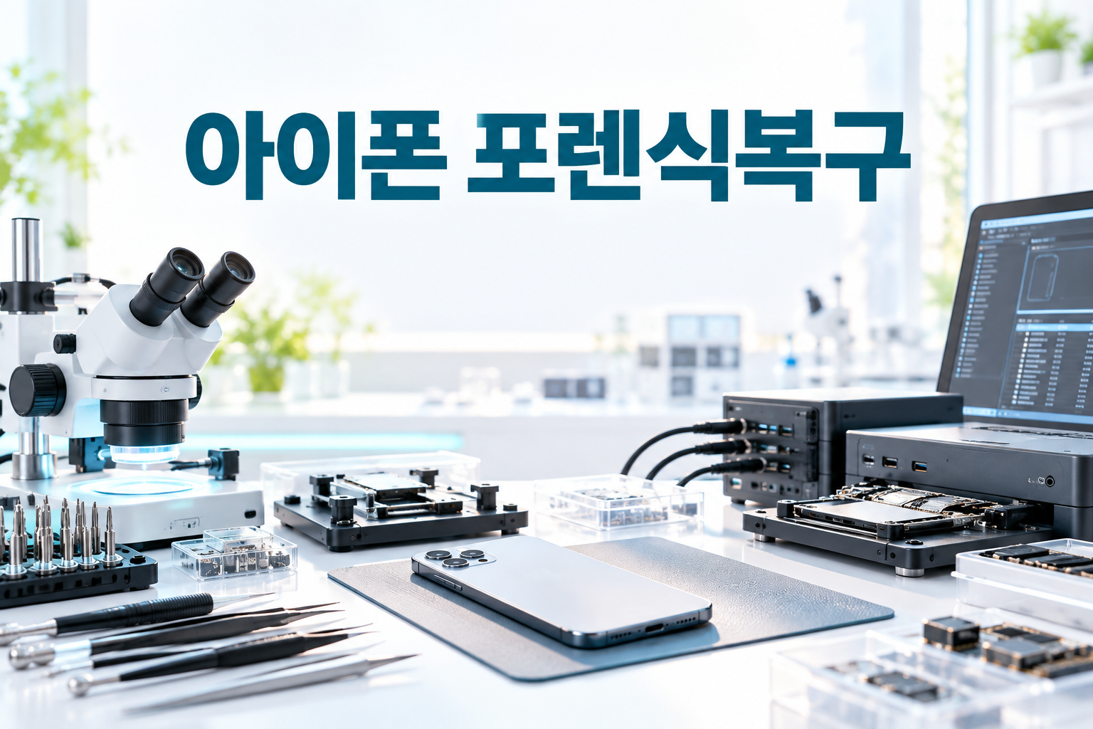 스마트데이터24 아이폰 포렌식복구 서비스 설명 이미지