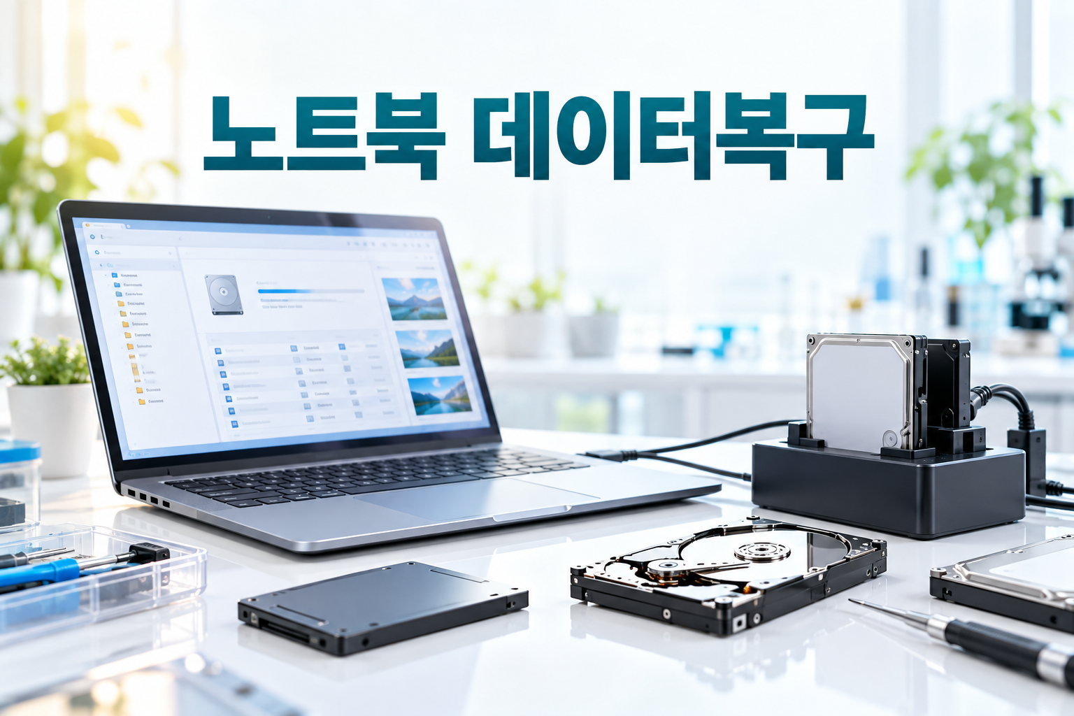 스마트데이터24 노트북 데이터복구 서비스 설명 이미지