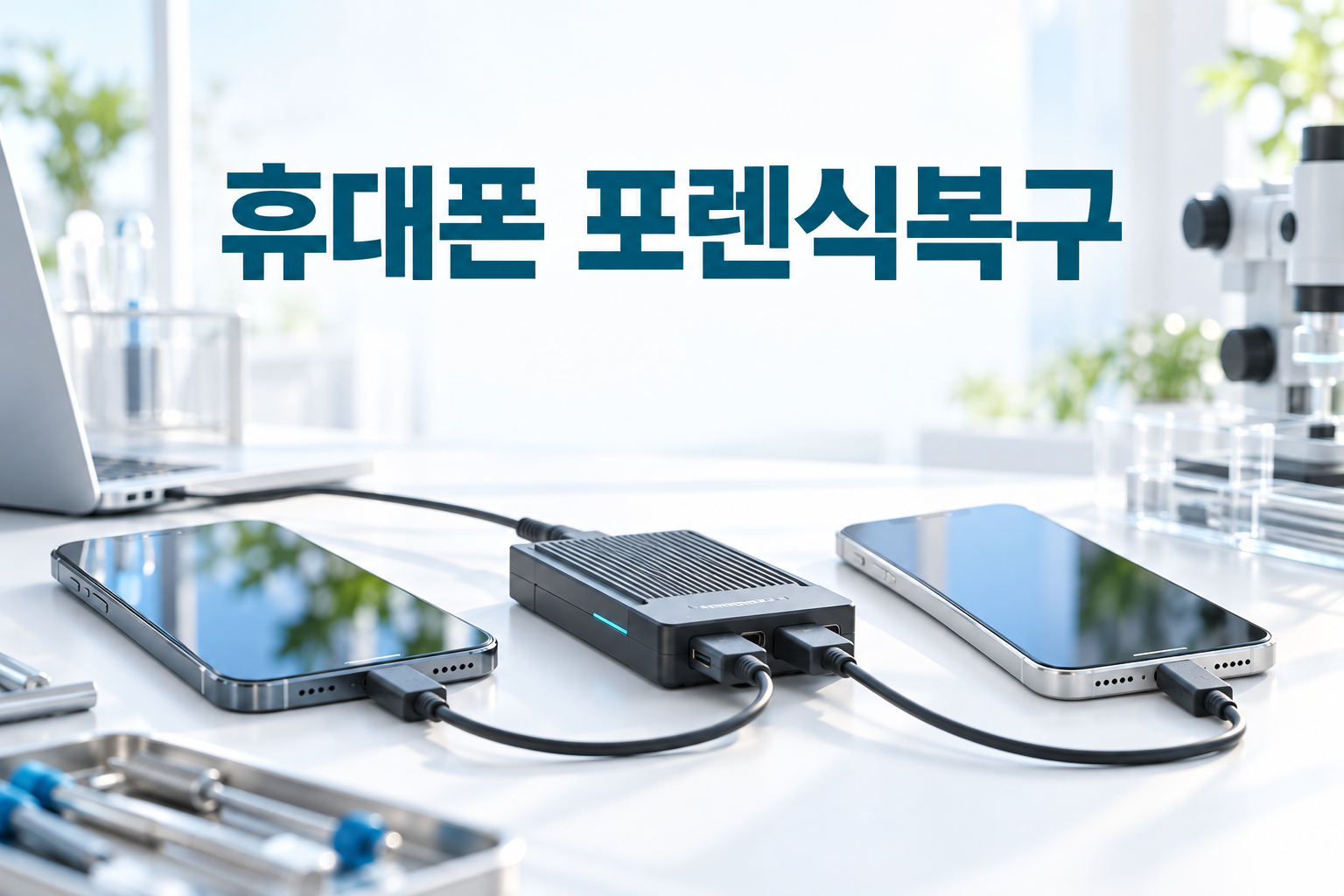 스마트데이터24 휴대폰 포렌식복구 서비스 설명 이미지