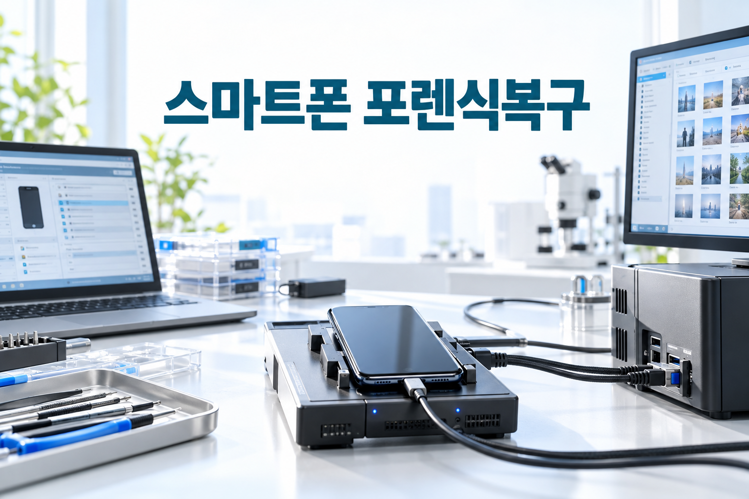 스마트데이터24 스마트폰 포렌식복구 안내 이미지