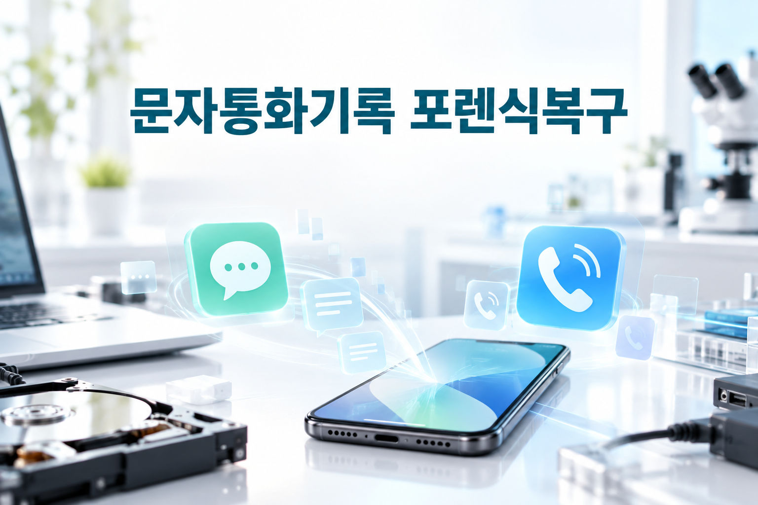 스마트데이터24 문자통화기록 포렌식복구 서비스 설명 이미지